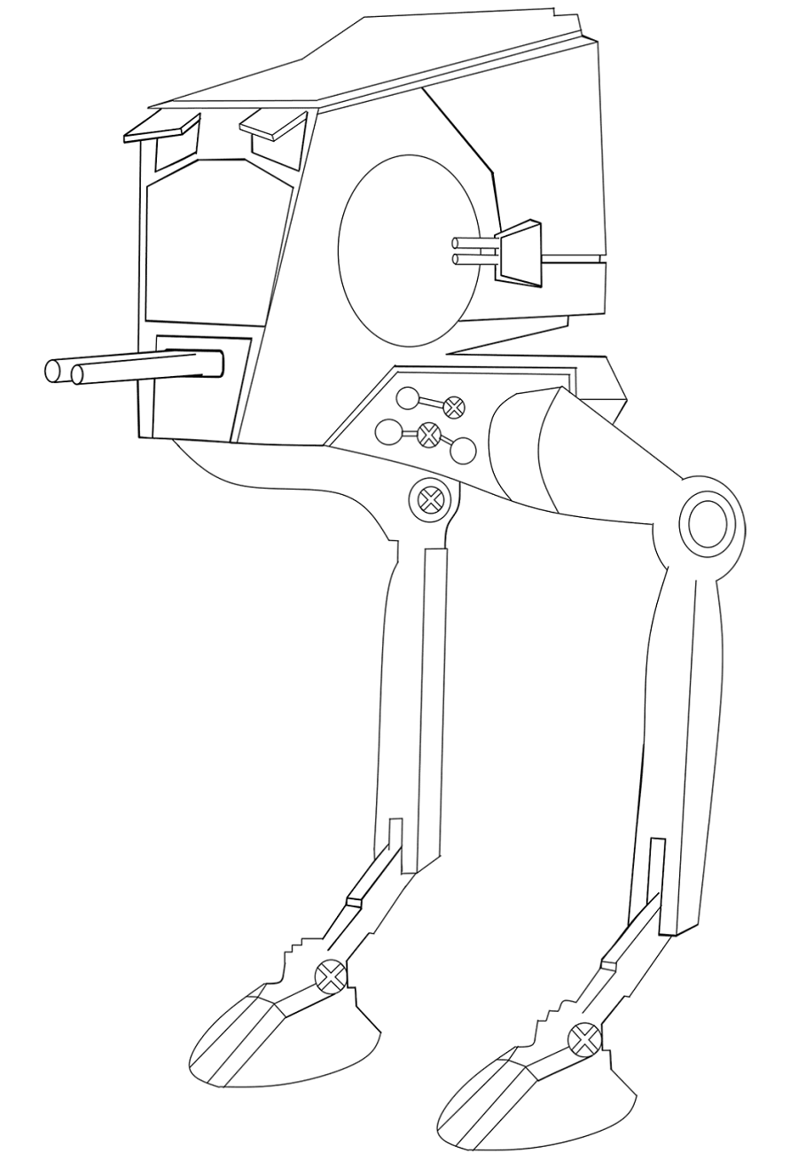 Dibujo de Transporte de Exploradores En St para Colorear y Imprimir