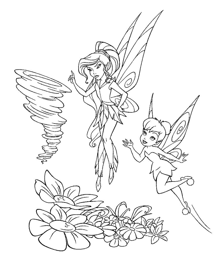 Dibujo de Hadas Disney para Colorear y Imprimir