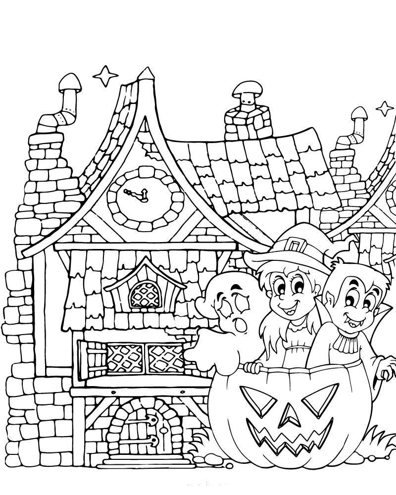 Dibujo de Halloween Mándala Coloring Page For Adults para Colorear y Imprimir