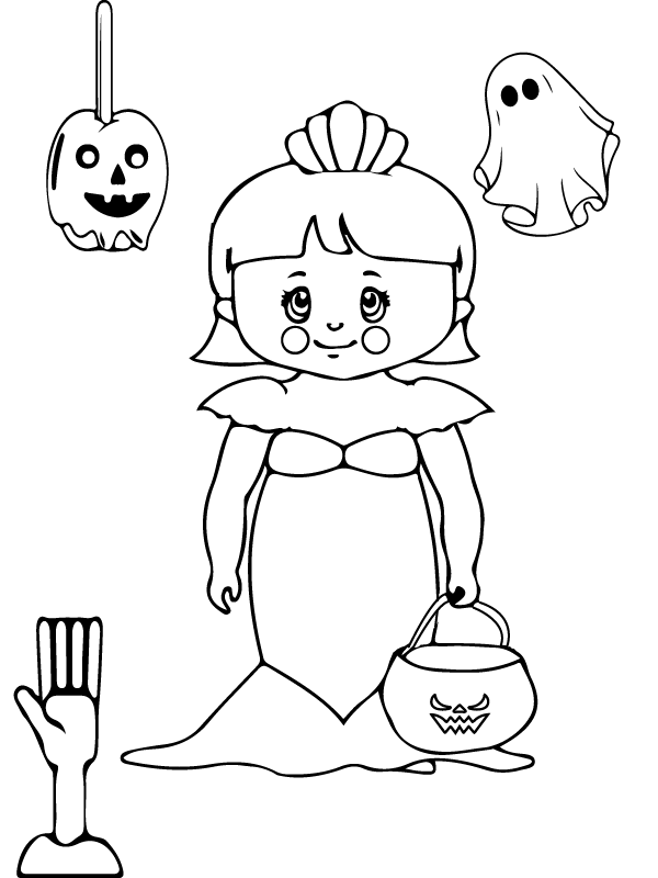 Dibujo de Fantasmas Halloween Preescolar Pagina para Colorear para Colorear y Imprimir