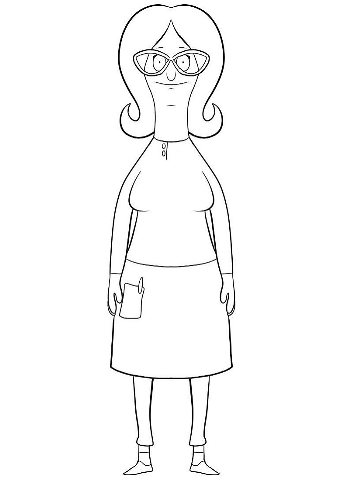 Dibujo de Linda Belcher para Colorear y Imprimir