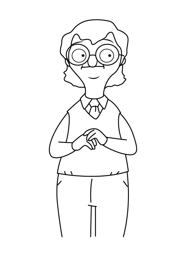 Hamburguesas de Bob para Colorear