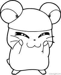 Hamster para Colorear