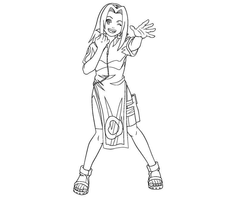 Dibujo de Linda Sakura para Colorear y Imprimir