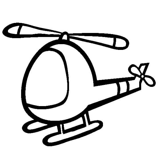 dibujo dos helicopteros para imprimir y colorear
