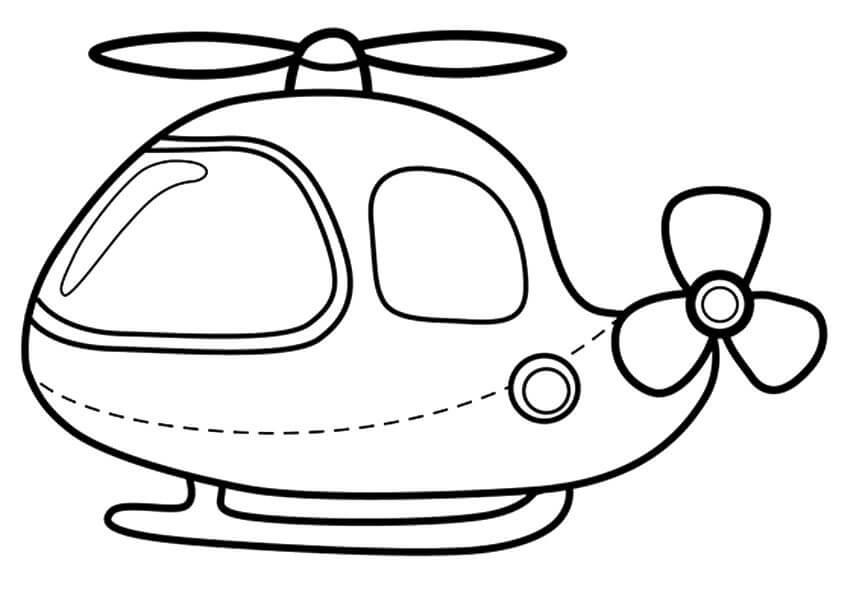 dibujo helicoptero para imprimir para imprimir y colorear