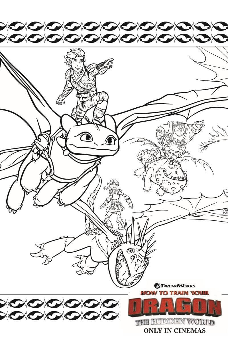 Hiccup para Colorear