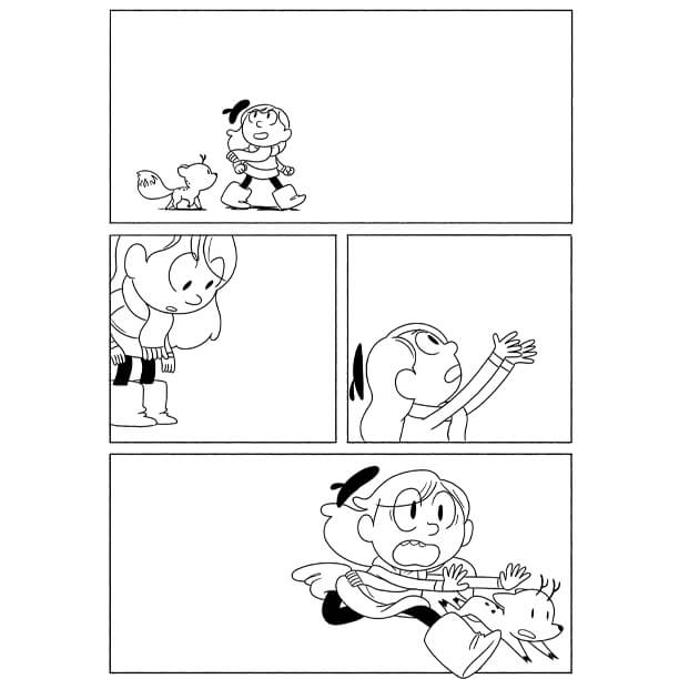 Dibujo de Hilda En Twitter para Colorear y Imprimir