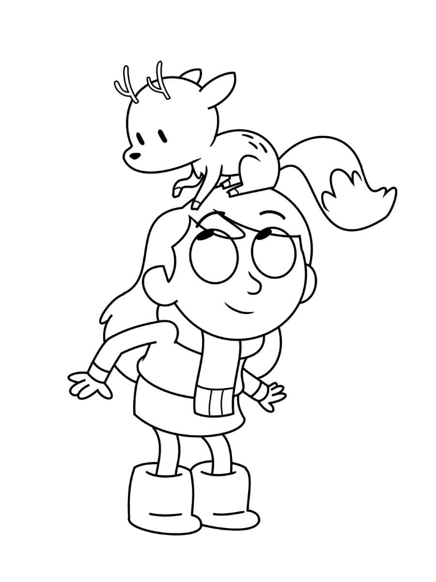 Hilda para Colorear