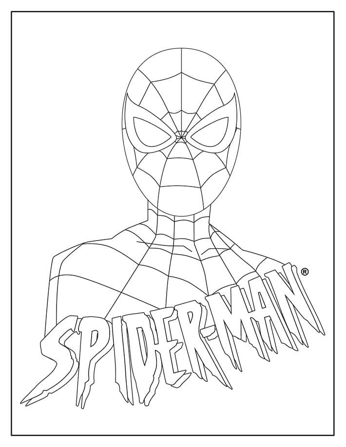 Hombre Araña para Colorear