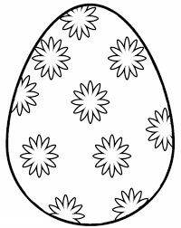 dibujo dos huevos para colorear