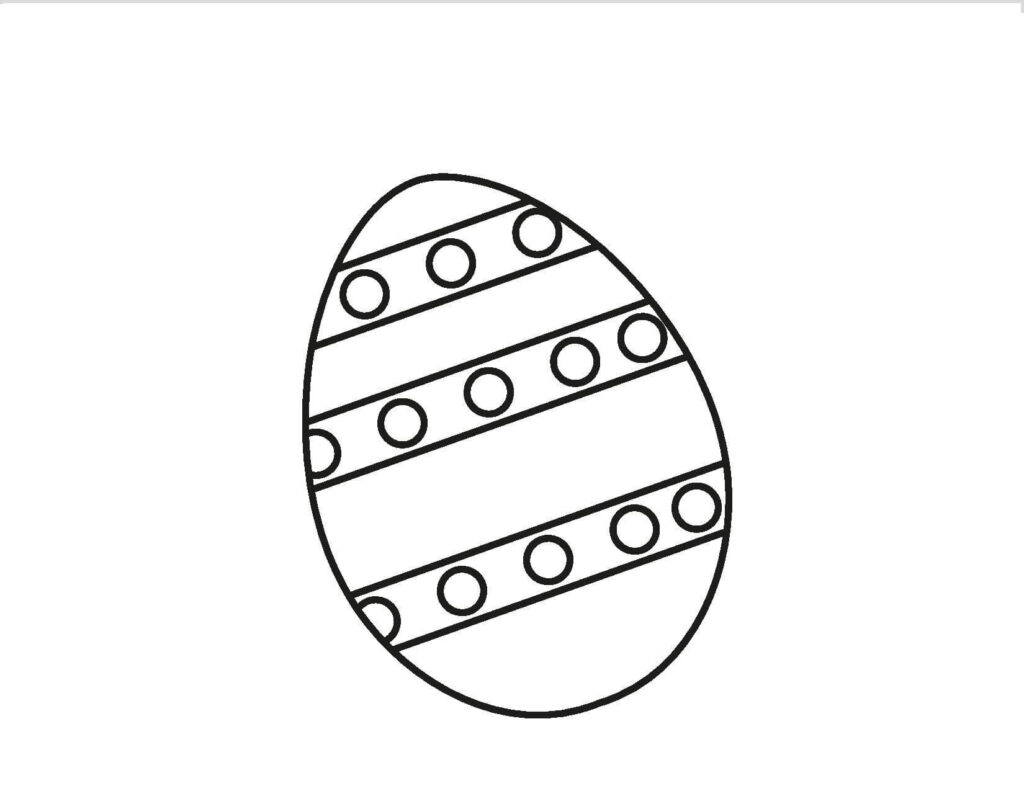 Dibujo Huevo Asombroso Para Colorear