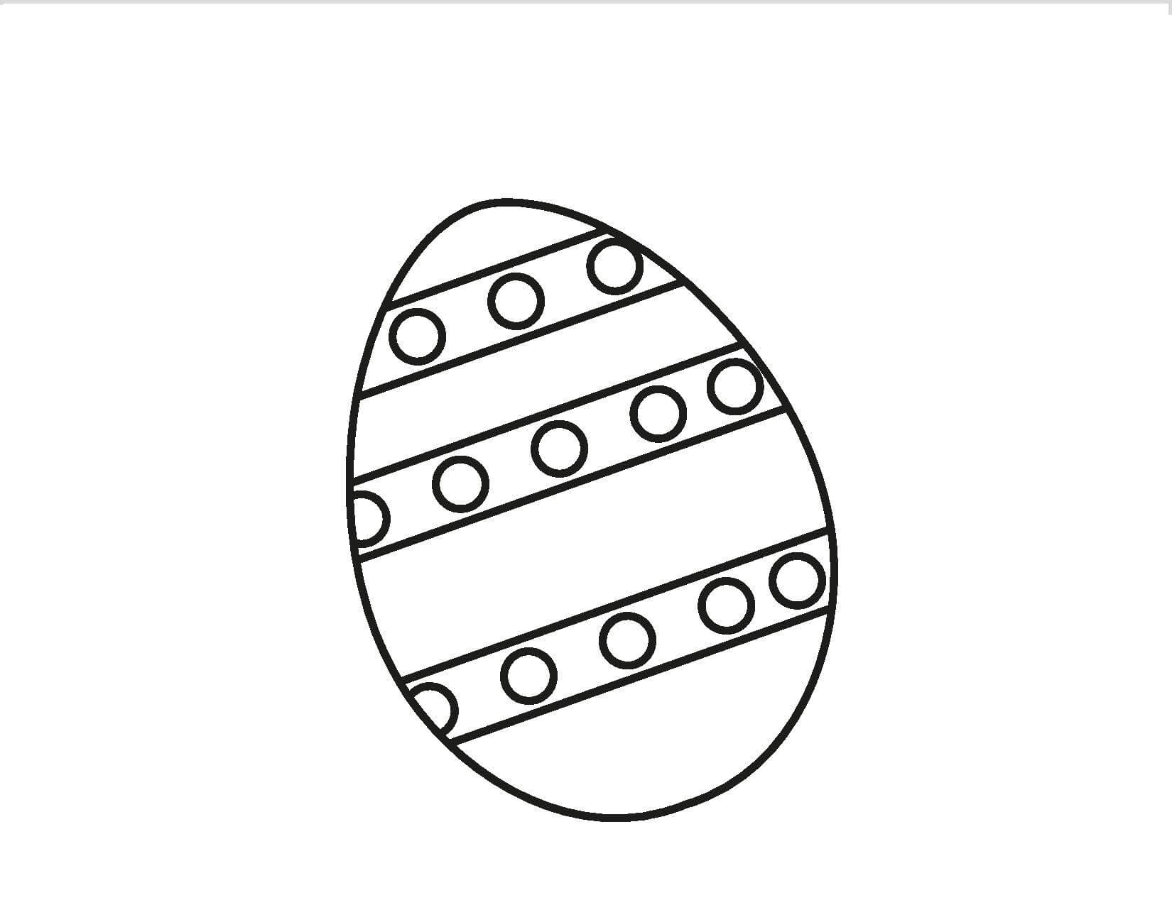 dibujo huevo asombroso para colorear