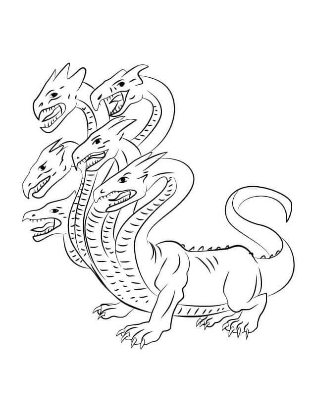 Dibujo de Linda Hidra para Colorear y Imprimir