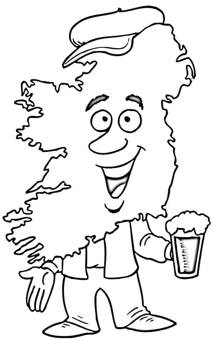 Irlanda para Colorear