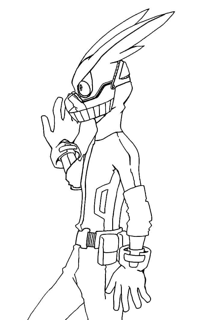Dibujo de Enfriar Izuku Midoriya para Colorear y Imprimir