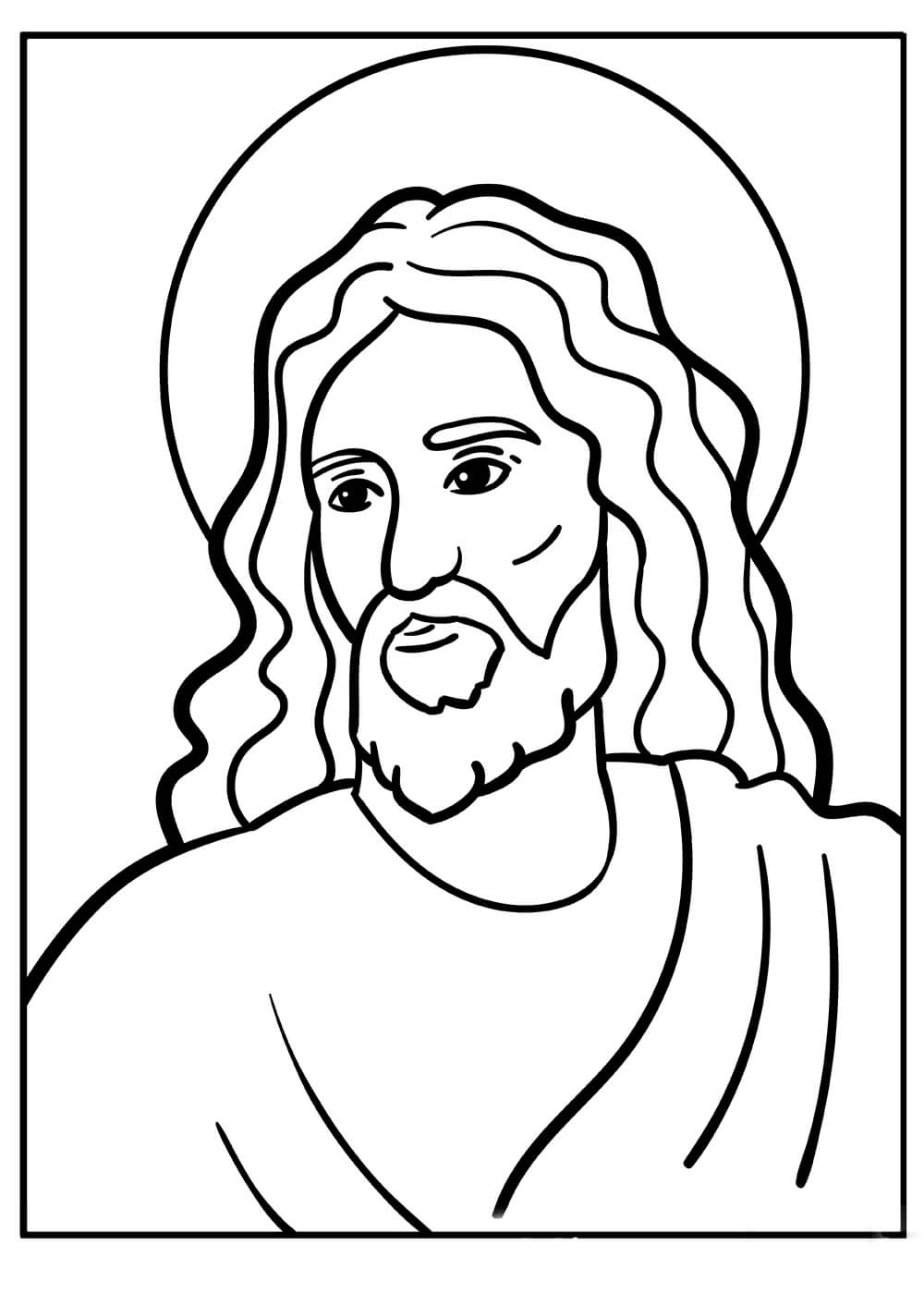 Jesús para Colorear