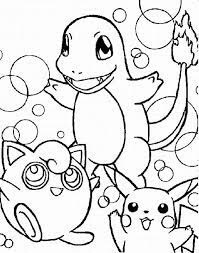 Dibujo de Jigglypuff y Amigo para Colorear y Imprimir