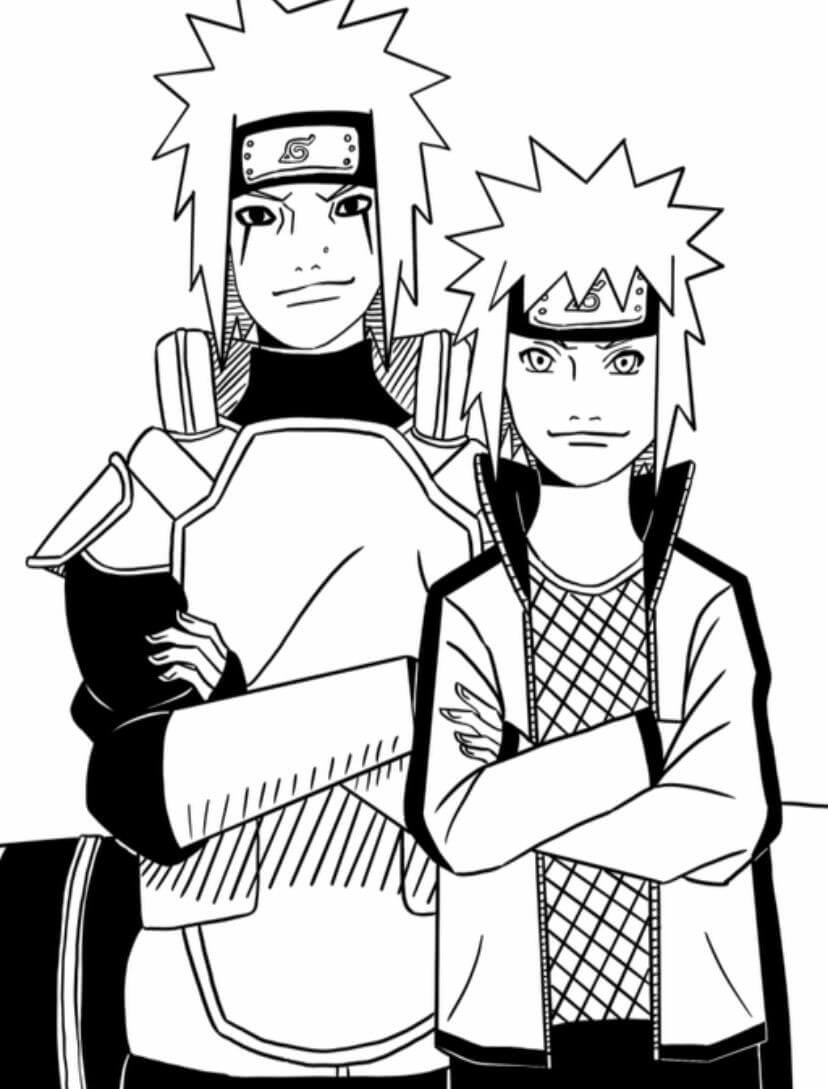 Jiraiya para Colorear