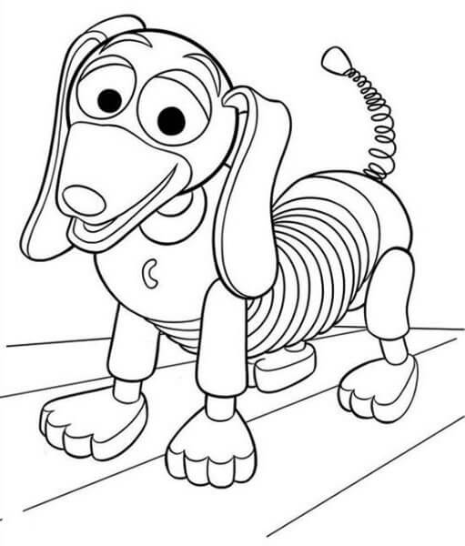 Dibujo de Juguete Del Perro para Colorear y Imprimir