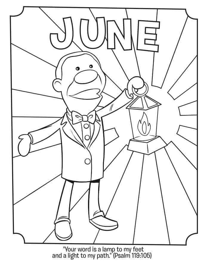 Dibujo de 5 de Junio para Colorear y Imprimir