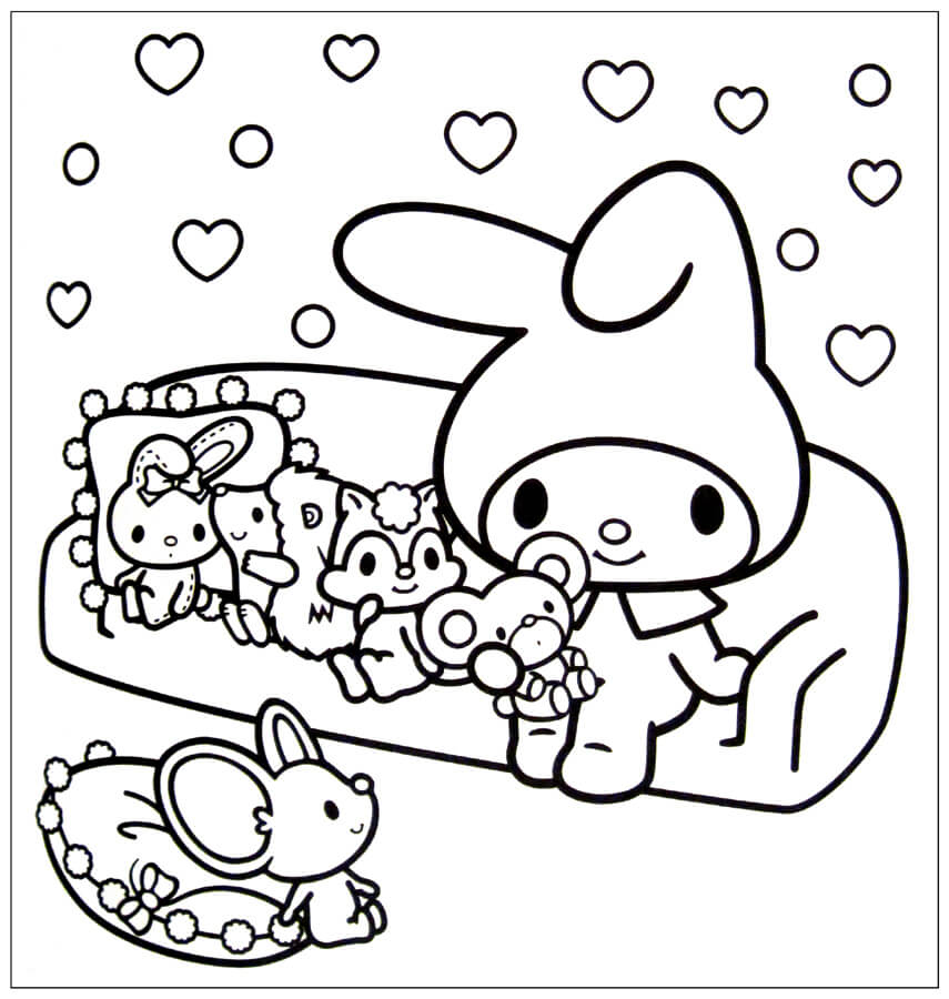 dibujo buen kawaii para colorear