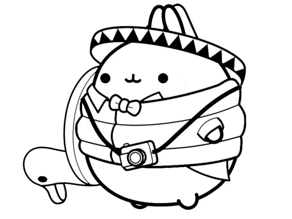 Dibujo Kawaii Basico Para Colorear