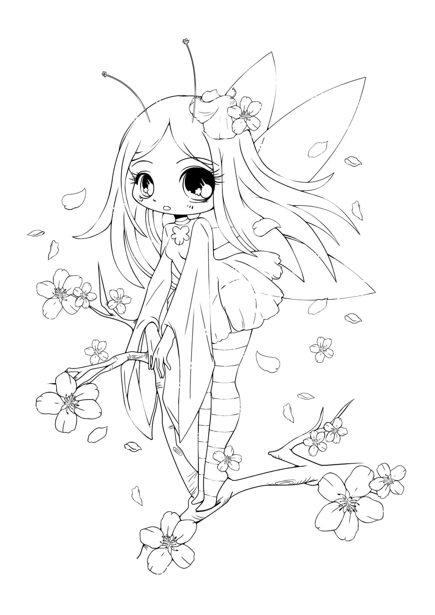 dibujo kawaii para ninos para colorear