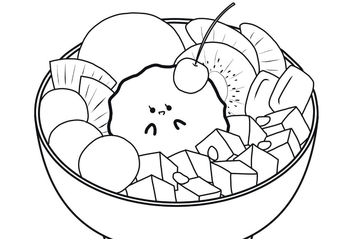 dibujo kawaii perfecto para colorear