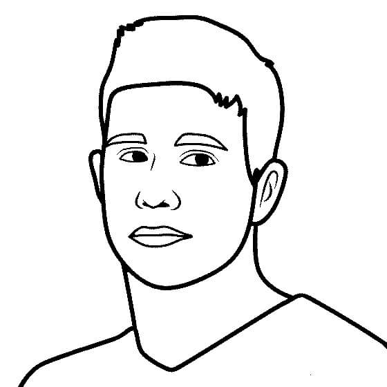 Kevin de Bruyne para Colorear