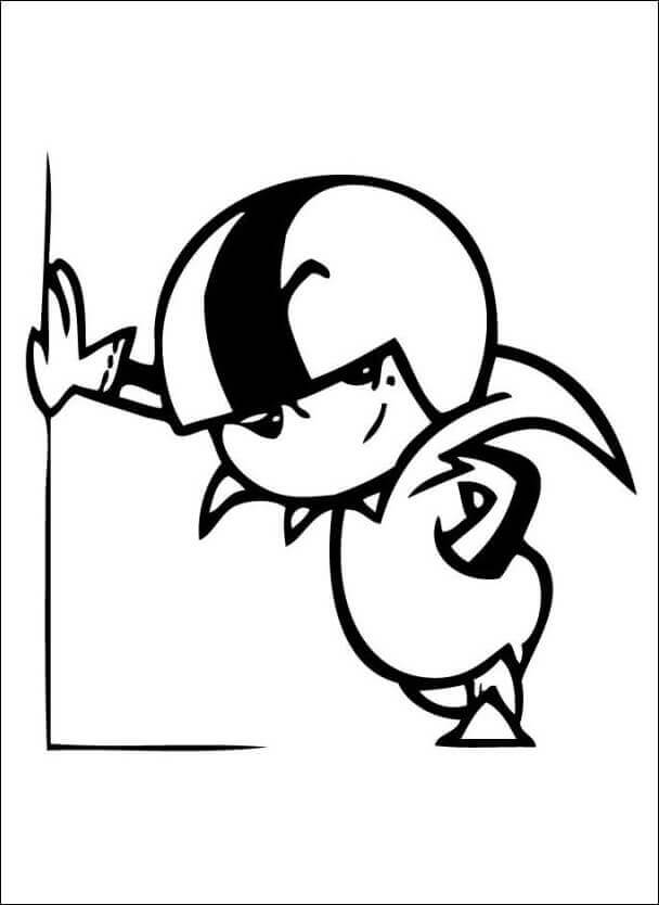 Dibujo de Buen Kick Buttowski para Colorear y Imprimir