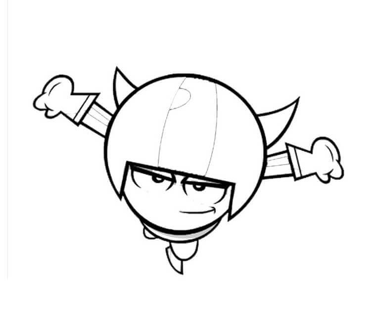 Dibujo de Increíble Kick Buttowski para Colorear y Imprimir