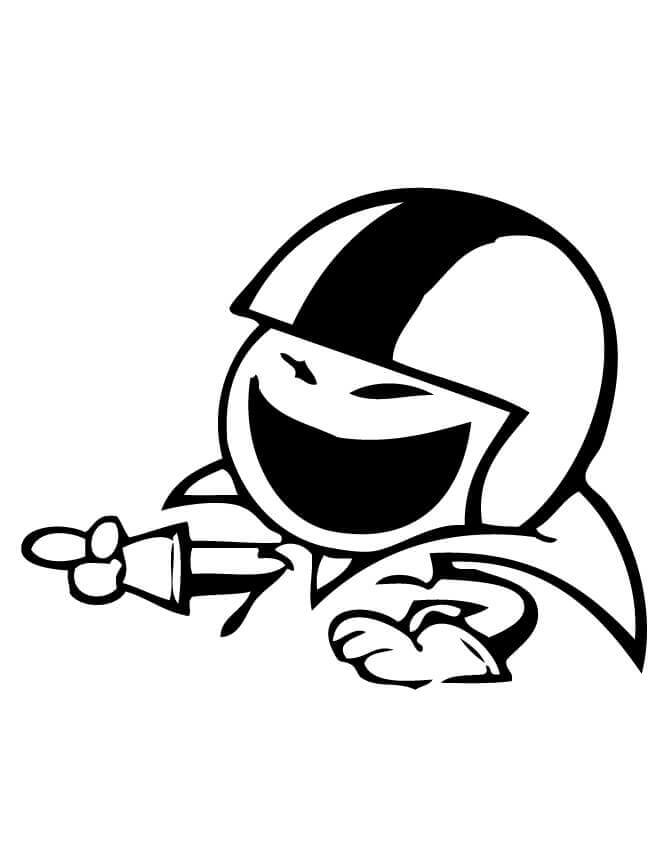 Dibujo de Kick Buttowski Divertido para Colorear y Imprimir