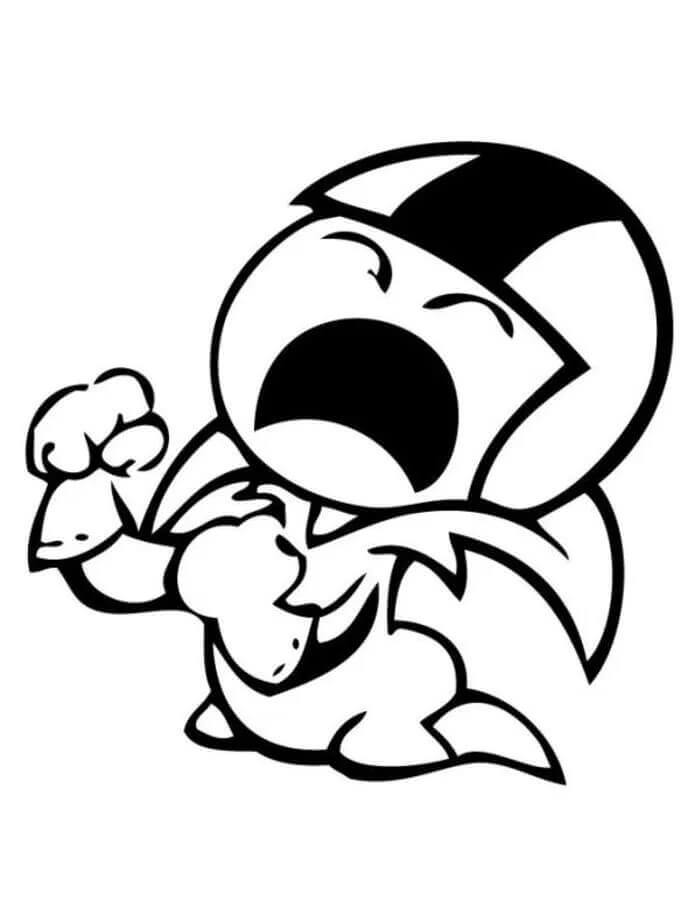Dibujo de Kick Buttowski Llorando para Colorear y Imprimir