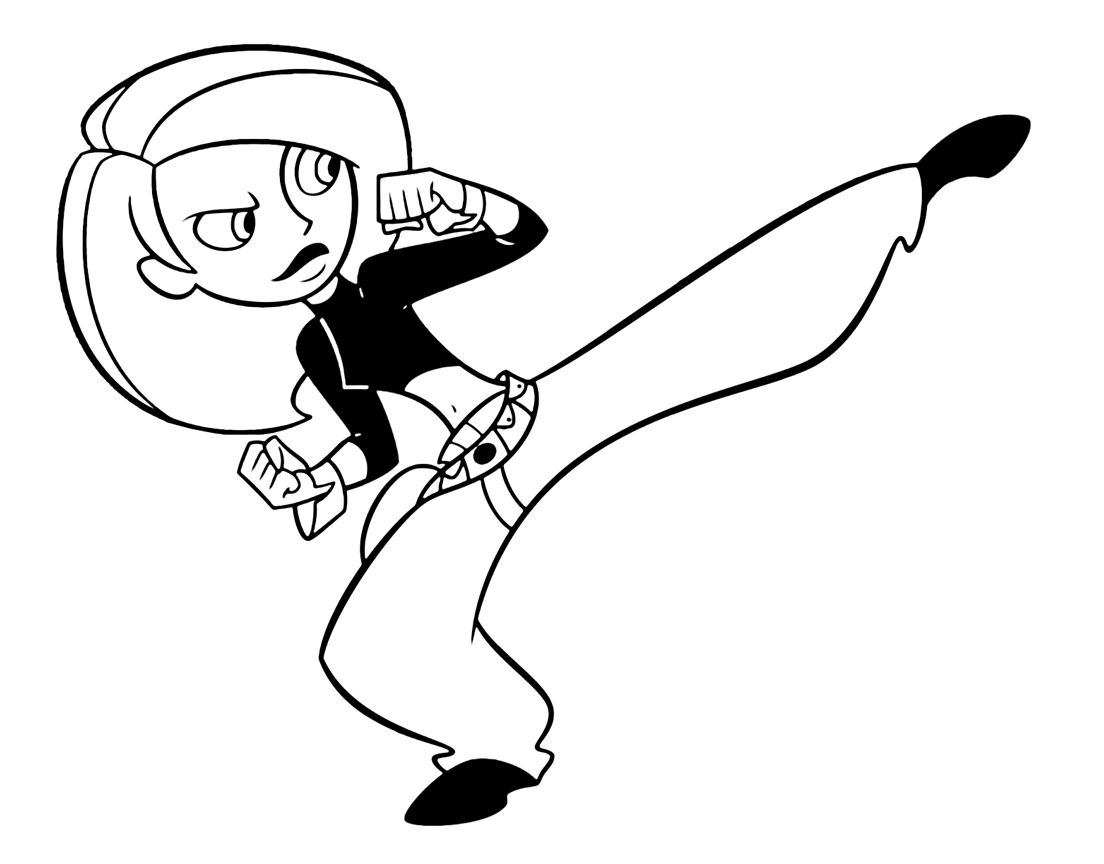 Kim Possible para Colorear