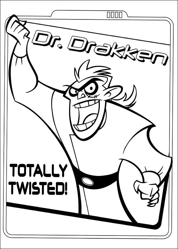 Dibujo de Dr Drakken para Colorear y Imprimir