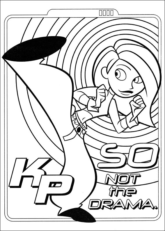 Dibujo de Entonces no El Drama para Colorear y Imprimir