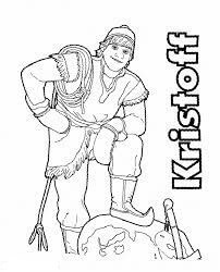 Dibujo de Impresionante Kristoff para Colorear y Imprimir