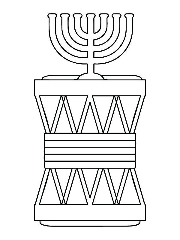 Dibujo de Pagina para Colorear Gratis de Kwanzaa para Colorear y Imprimir