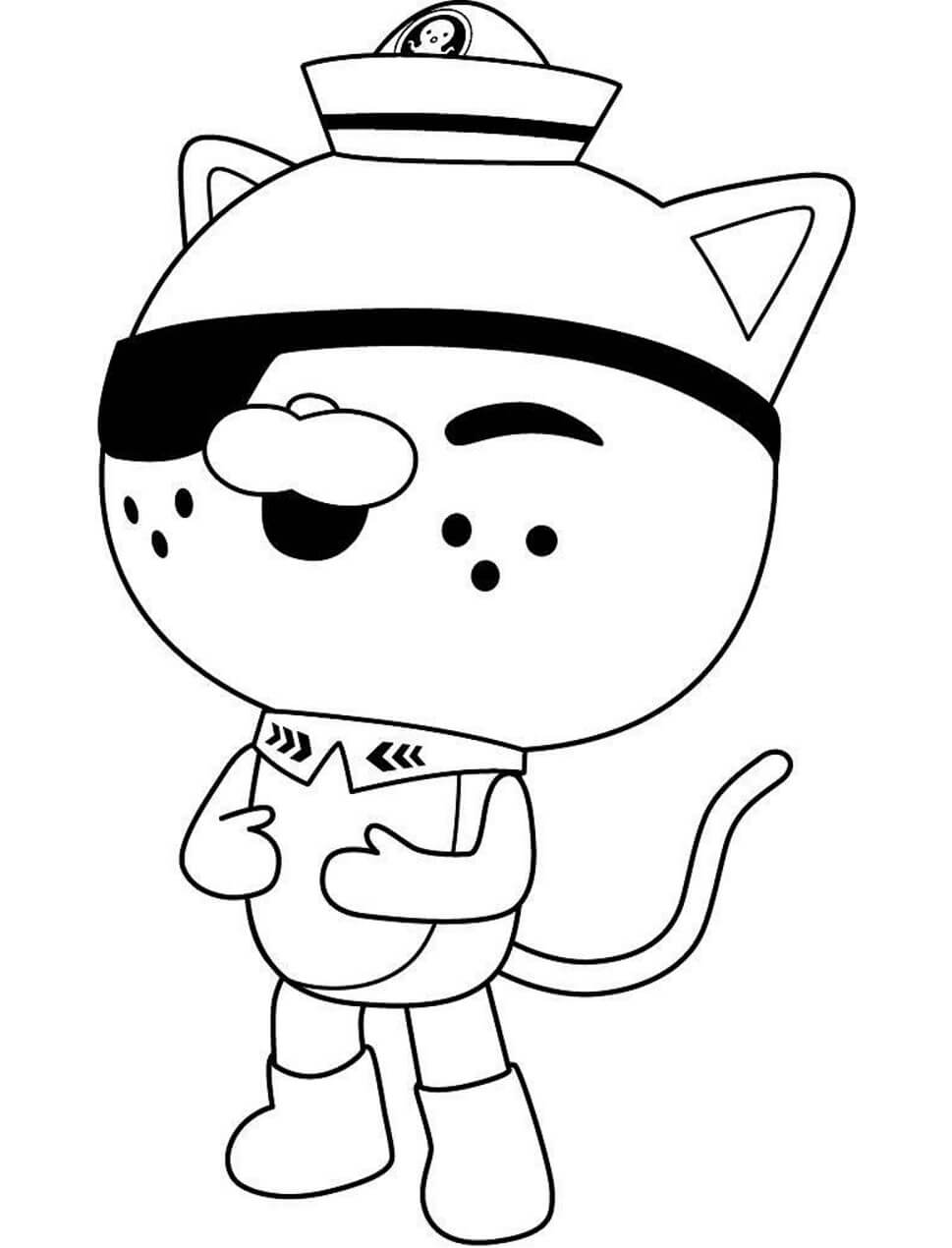 Dibujo de ¡Feliz Kwazii 1 para Colorear y Imprimir