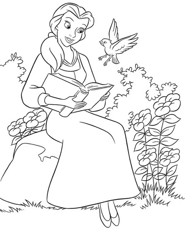Dibujo de Belle Lee para Colorear y Imprimir