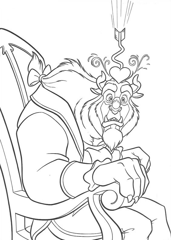 Dibujo de Monstruo Desconcertado para Colorear y Imprimir