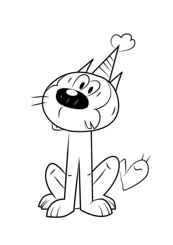 Dibujo de Acantilado de La Casa Ruidosa para Colorear y Imprimir