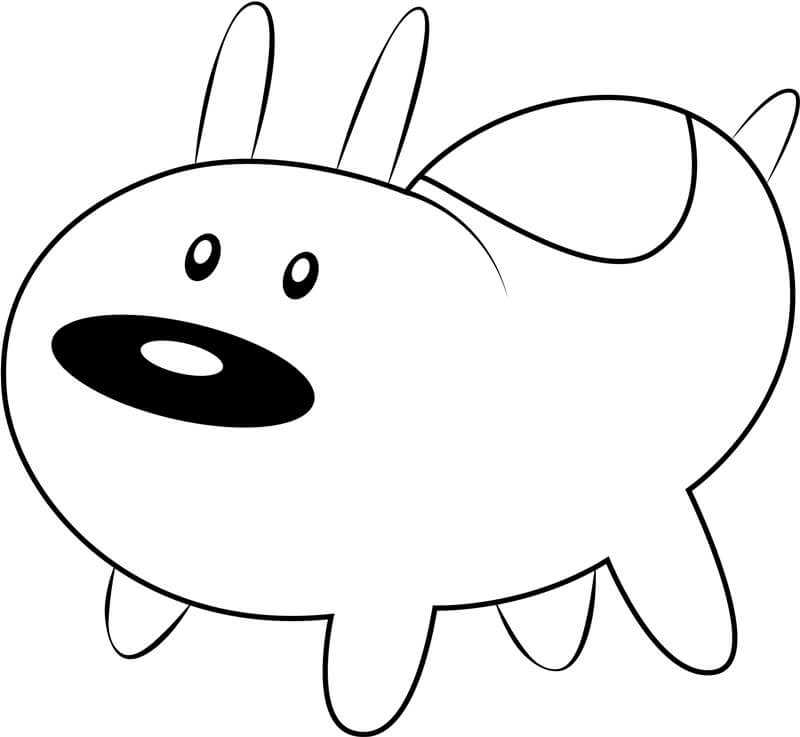 Dibujo de Geo En La Casa Ruidosa para Colorear y Imprimir