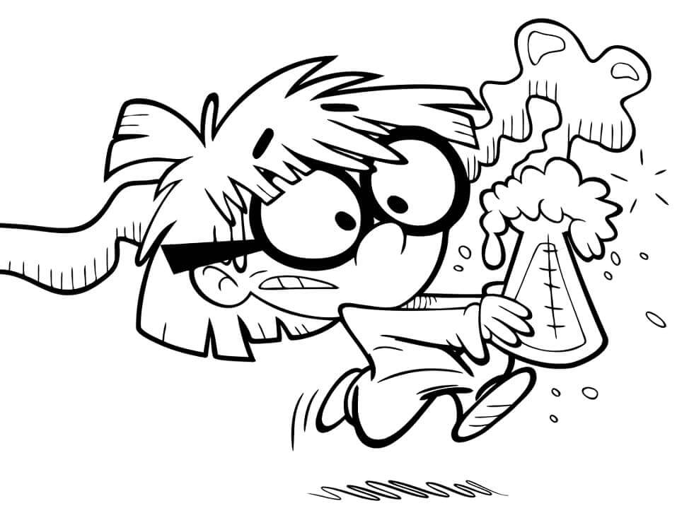 Dibujo de Lisa Loud de La Casa Ruidosa para Colorear y Imprimir
