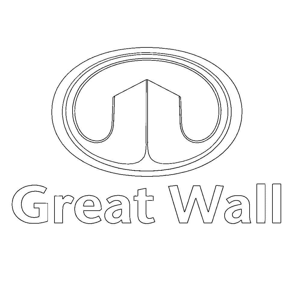 La Gran Muralla para Colorear