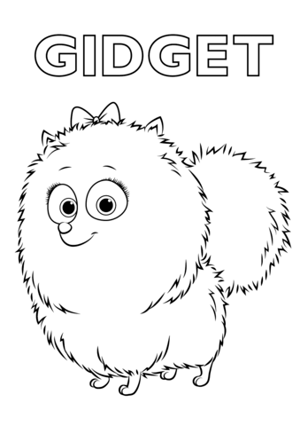 Dibujo de 1559534441 Gidget A4 para Colorear y Imprimir