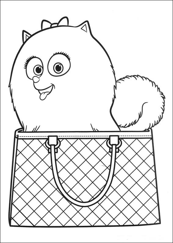 Dibujo de 1559612239 Gidget In Handbag A4 para Colorear y Imprimir