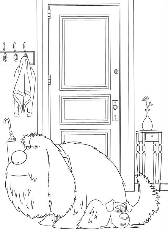 Dibujo de 1559695912 Duke With Max A4 para Colorear y Imprimir