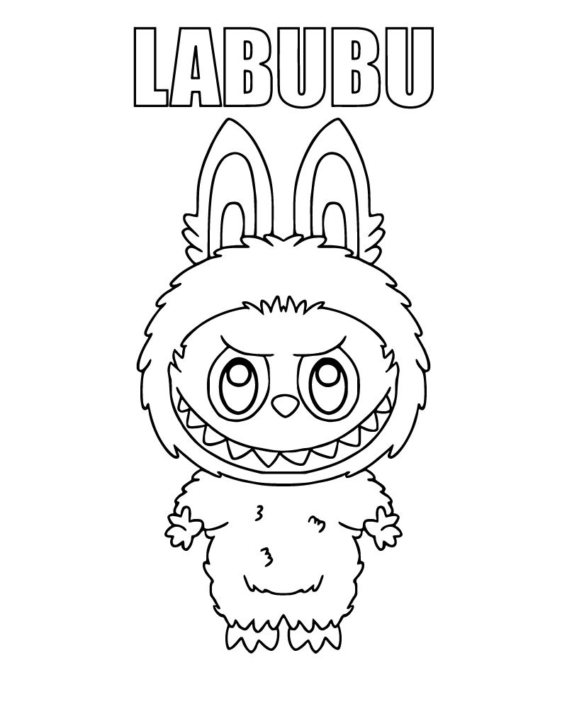 Labubu para Colorear